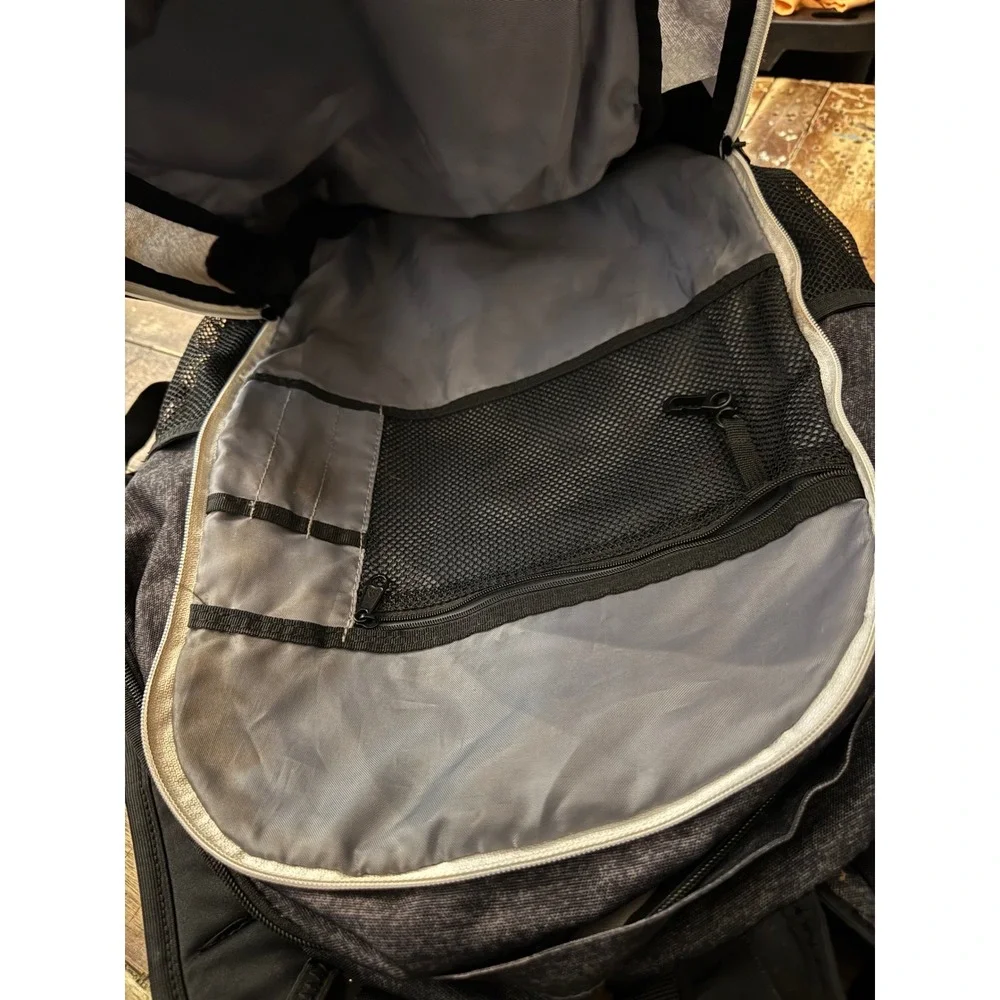 Adidas Prime Backpack Black Charcoal Heather Laptop Sleeve School Gym Bag